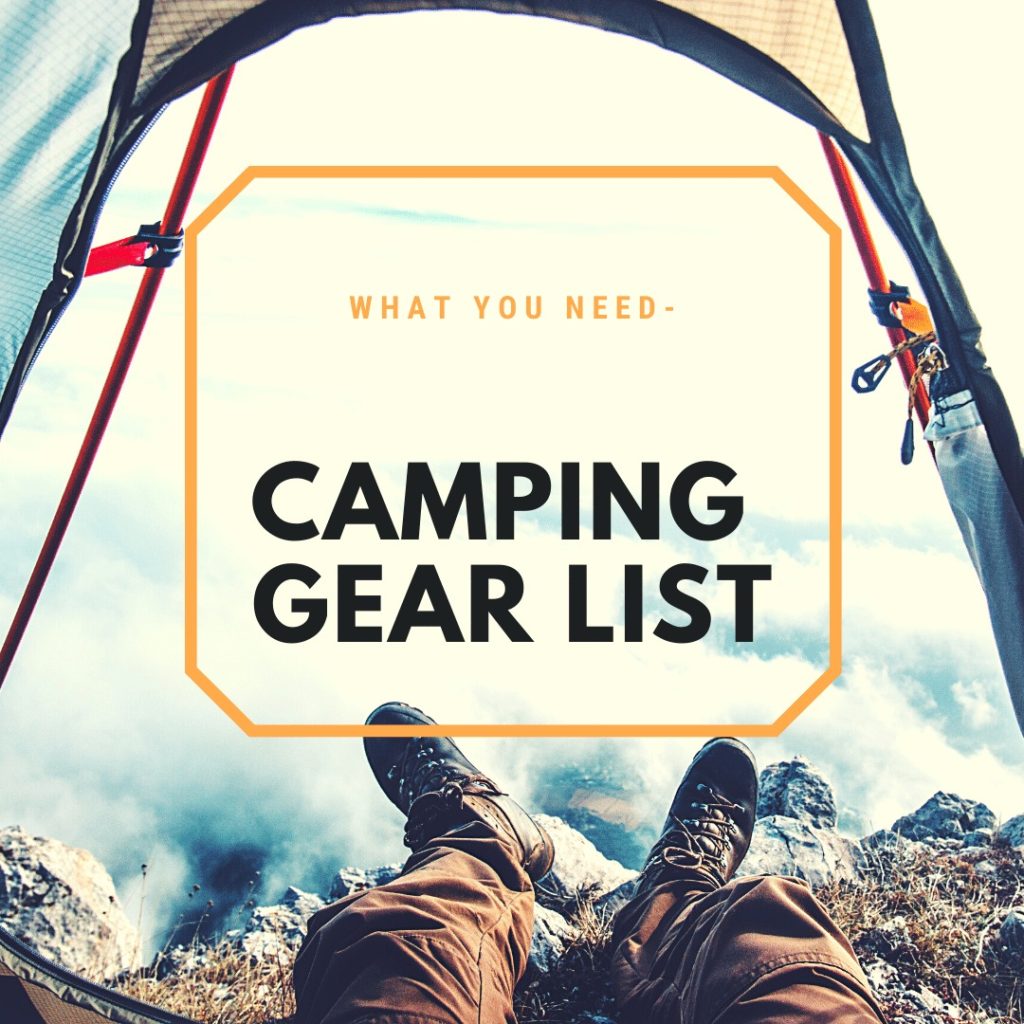 camping gear list