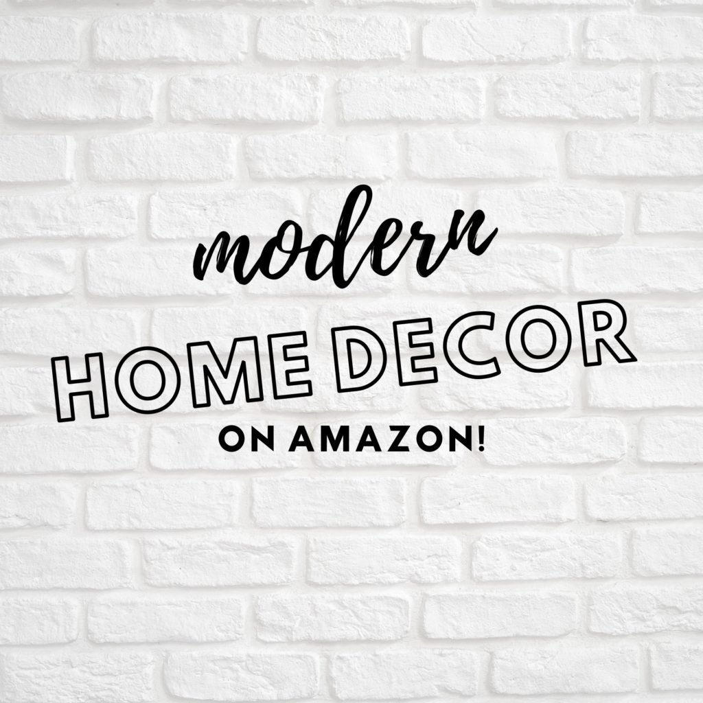 modern home decor on amazon